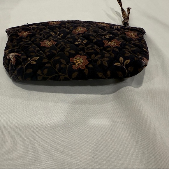 Vera Bradley Cosmetic Pouch in Vintage Retired Black Walnut Pattern - Picture 2 of 9